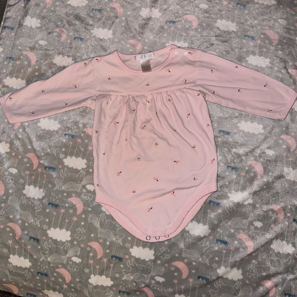 Janie & Jack Baby Pink Longsleeve